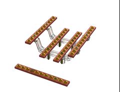 KIT BARRAMENTO 3.4X1.4P.04 A 06 MED LIGHT