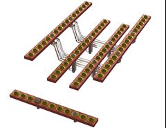 KIT BARRAMENTO 3.4X1.4P.12 MED LIGHT