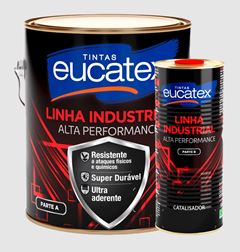 ESMALTE EPÓXI 2,7L+CATALISADOR 900ML VERMELHO OXIDO PRO-TECH EUCATEX