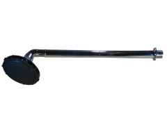 CHUVEIRO 4   CROMADO COM CRIVO PRETO LUCRIMAR