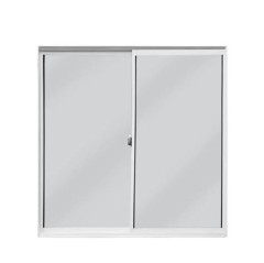 JANELA EM ALUMINIO BRANCO 80X100 CM SEM GRADE VIDRO LISO DE 4 MM