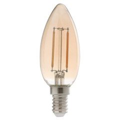 LAMPADA RETRO LED 2W 2200K E14 B35 NITROLUX