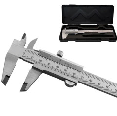 PAQUÍMETRO EM AÇO 150MM C/ESTOJO FERTAK