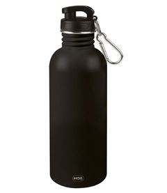GARRAFA WATER TO GO TRENDY 750ML AÇO PRETO