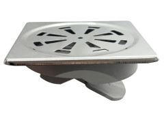 RALO AUTOMÁTICO QUADRADO 10X10CM INOX  FLVX HIDRO