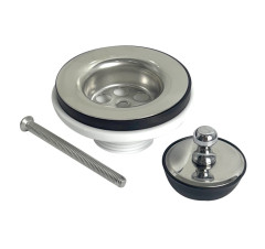 VÁLVULA LAVATÓRIO PARAFUSO 7/8” PLÁSTICO+ INOX FLVX HIDRO