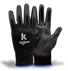 LUVA PU MULTITATO PRETA T9 CA15272 KALIPSO