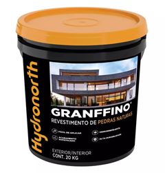 GRANFFINO PEDRAS NATURAIS 20KG CINZA ESCURO HYDRONORTH
