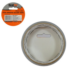 FITA ADESIVA 45MMX05M SILVER TAPE BESFTER