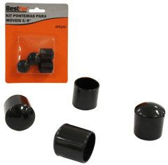 PONTEIRA PARA PÉS DE MÓVEIS 16MM COM 4 BESTFER