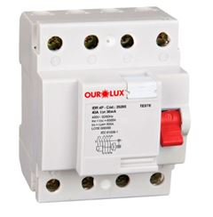 DISPOSITIVO IDR TETRA 40A 30KA OUROLUX