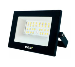 REFLETOR LED PRETO 50W 6500K BRANCA EASY AVANT