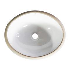 CUBA EMBUTIR OVAL M02 395X320MM BRANCA LUZARTE