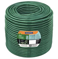 MANGUEIRA PARA JARDIM FLEX. 100M 3/4” VERDE TRAMONTINA
