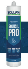 SILICONE ACETICO 240G INCOLOR SOLUSIL PRO