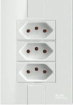 MEC-TRONIC 3 TOMADA 2P+T 10A BRRANCO