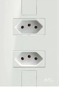 MEC-TRONIC 2 TOMADA 2P+T 10A BRANCO