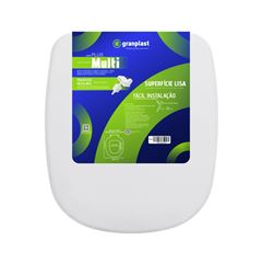 ASSENTO SANITÁRIO ALMOFADADO MULTI BRANCO GRANPLAST