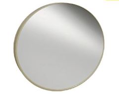 ESPELHO REDONDO CHAMPAGNE 39,5CM CRIS METAL