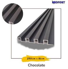 PAINEL RIPADO 160X2900MM CHOCOLATE NEOFORT