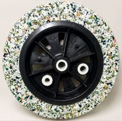PNEU+RODA CARRO DE MAO 3,25X8 EIXO UNIVERSAL FORCE