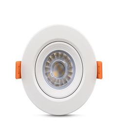 SPOT LED EMBUTIR 05W 6500K REDONDO BRANCO ELGIN