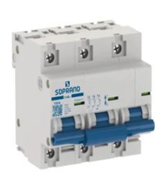 DISJUNTOR TRIPOLAR C 100A 10KA DIN SOPRANO