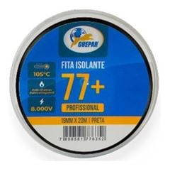 FITA ISOLANTE 19MMX20M PROFISSIONAL 77+ PT. GUEPAR